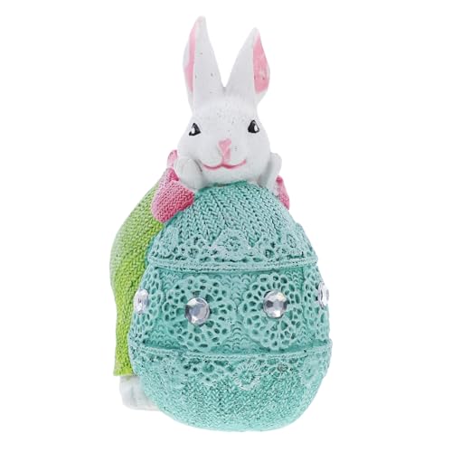 VINTORKY Osterhase Harz Ornament Für Heimdekoration Niedliche Hasenfigur Für Tischdekoration Wohnzimmer Ostern Basteln Harzfigur VINTORKY Osterhase Harz Ornament Für Heimdekoration Niedliche Hasenfigur Für Tischdekoration Wohnzimmer Ostern Basteln Harzfigur von VINTORKY