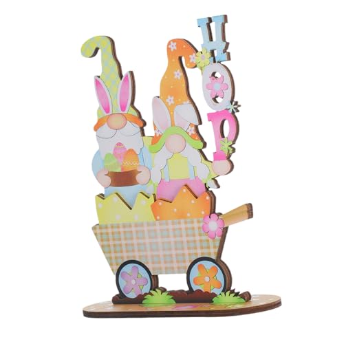 VINTORKY Ostern Dekorationen Holz Ornamente Frühling GNOME Skulptur Rustikalen Tabletop Bunny Zeichen Für Home Party VINTORKY Ostern Dekorationen Holz Ornamente Frühling GNOME Skulptur Rustikalen Tabletop Bunny Zeichen Für Home Party von VINTORKY