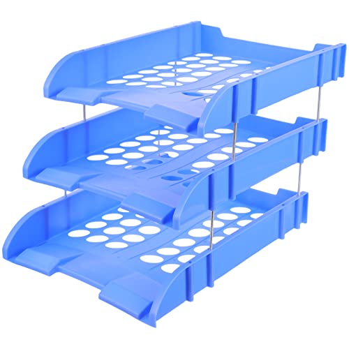 VINTORKY Stufiger Schreibtisch Organizer Stapelbare Ablage für Dokumente Ordner und Briefe für Büro und Zuhause Praktischer Dateihalter mit Stabiler Konstruktion VINTORKY Stufiger Schreibtisch Organizer Stapelbare Ablage für Dokumente Ordner und Briefe für Büro und Zuhause Praktischer Dateihalter mit Stabiler Konstruktion von VINTORKY
