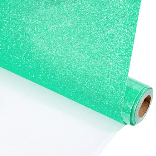 VINYL FROG Glitzer-Wärmetransfer-Vinyl, 25,4 cm x 1,5 m, Neon-Tiffny-Glitzer-HTV-Vinyl, zum Aufbügeln für T-Shirts oder andere Stoffe VINYL FROG Glitzer-Wärmetransfer-Vinyl, 25,4 cm x 1,5 m, Neon-Tiffny-Glitzer-HTV-Vinyl, zum Aufbügeln für T-Shirts oder andere Stoffe von VINYL FROG