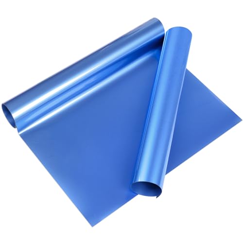 VINYL FROG Matte Metallische Wärmetransfer-Rolle, HTV, 30,5 x 1,5 m, Blau, Metallisch, Satin, Zum Aufbügeln für T-Shirts, Heißpresse und Basteldesigns VINYL FROG Matte Metallische Wärmetransfer-Rolle, HTV, 30,5 x 1,5 m, Blau, Metallisch, Satin, Zum Aufbügeln für T-Shirts, Heißpresse und Basteldesigns von VINYL FROG