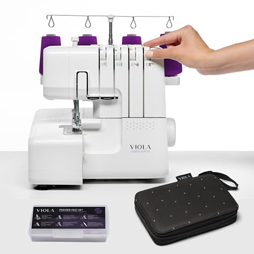 VIOLA Nähfuß-Set für Overlock-Maschine Good Lock T12 von VIOLA