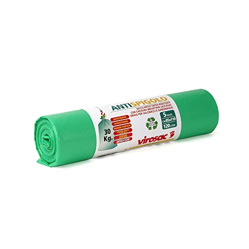VIROSAC Rolle 5 antispigolo Beutel, Nylon, grün, 85 x 0,1 x 110 cm VIROSAC Rolle 5 antispigolo Beutel, Nylon, grün, 85 x 0,1 x 110 cm von VIROSAC