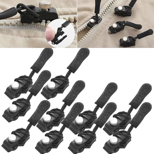 10 Sets mit 3 kleinen, 4 mittelgroßen und 3 großen Reißverschlussschiebern, Ersatz für Reißverschlüsse Reparaturen von Reißverschlüssen Ersatz für Reißverschlüsse Geeignet für Reparaturen von Schieber 10 Sets mit 3 kleinen, 4 mittelgroßen und 3 großen Reißverschlussschiebern, Ersatz für Reißverschlüsse Reparaturen von Reißverschlüssen Ersatz für Reißverschlüsse Geeignet für Reparaturen von Schieber von VISIOLEX