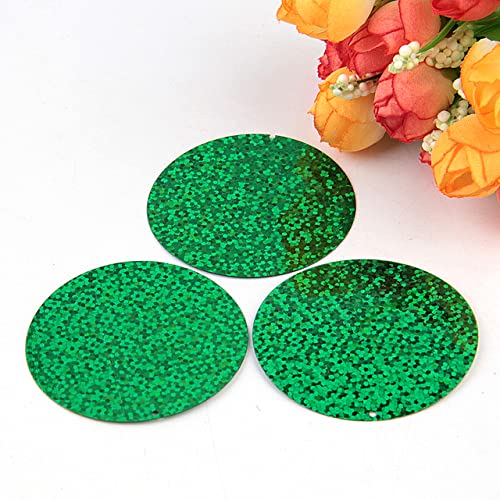 Paillette, 50 mm, große runde Pailletten, PVC, flach, lose Pailletten, Paillette, Nähen, Hochzeit, Stoffmaterial, 10 g von VITAU