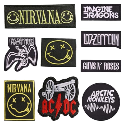 9 Stück Patches zum Aufbügeln, Bügelflicken für Kleidung Jeans T-Shirt Taschen Mützen Erwachsene 9 Stück Patches zum Aufbügeln, Bügelflicken für Kleidung Jeans T-Shirt Taschen Mützen Erwachsene von VIVIIHOO