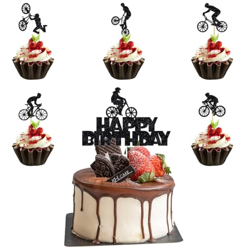 VIVIIHOO 26 Stück Kuchen Deko Fahrrad - Tortendeko Geburtstag Mann, Tortenfigur Fahrrad, Kuchendeko Fahrrad, Fahrrad Dekoration & Sport Party Dekoration für Mann & Junge VIVIIHOO 26 Stück Kuchen Deko Fahrrad - Tortendeko Geburtstag Mann, Tortenfigur Fahrrad, Kuchendeko Fahrrad, Fahrrad Dekoration & Sport Party Dekoration für Mann & Junge von VIVIIHOO