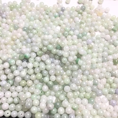 VIVIIHOO Naturstein Perlen-83 Stück 4mm Edelstein Perlen zum Auffädeln für Handgemachte Schmuckstücke wie Armbänder,Halsketten und Accessoires,Achat und weiteren Naturperlen und Edelsteinen. von VIVIIHOO