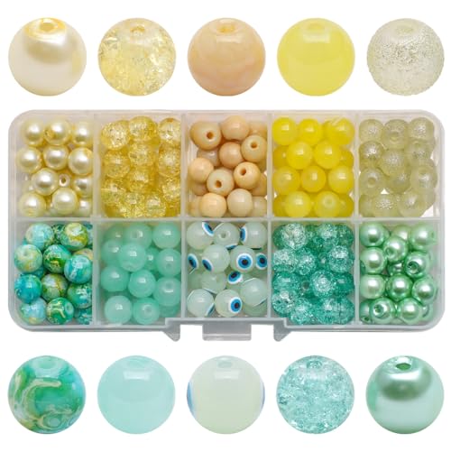 VIVIIHOO Naturstein Perlen 8mm, 200 Stück Mix Farben, Edelsteinperlen für Schmuckherstellung - Runde Halbedelsteine, Jade Perlen, DIY Basteln Handwerk VIVIIHOO Naturstein Perlen 8mm, 200 Stück Mix Farben, Edelsteinperlen für Schmuckherstellung - Runde Halbedelsteine, Jade Perlen, DIY Basteln Handwerk von VIVIIHOO
