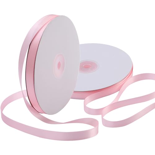 VIVIIHOO Satinbänder 2pcs 6mm x 9,1m-Geschenkband breit für Basteln, Haarschleifen & Hochzeit Dekoration-Schleifenband in Babyrosa für Geschenkverpackungen & Blumensträuße VIVIIHOO Satinbänder 2pcs 6mm x 9,1m-Geschenkband breit für Basteln, Haarschleifen & Hochzeit Dekoration-Schleifenband in Babyrosa für Geschenkverpackungen & Blumensträuße von VIVIIHOO