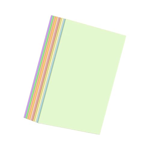 VIVIWI 10 Blatt Buntes Papier Dickes Papier Rundpapier Doppelseitiges Faltpapier für Kinder Bastelprojekte von VIVIWI