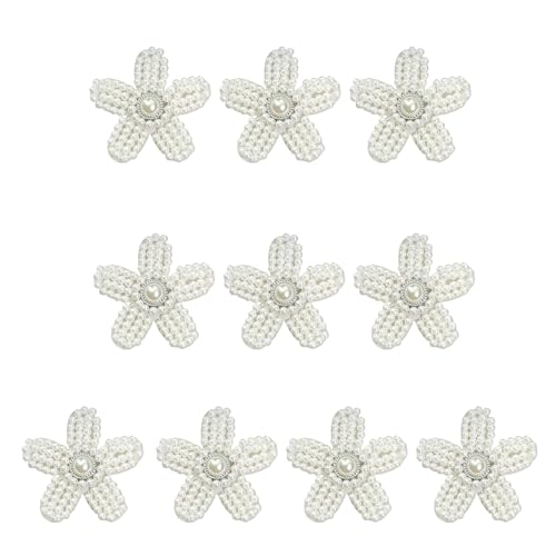 VIVIWI 10 Stück Kunstperlen Blumen Patches Dekorative Flicken zum Aufnähen auf Taschen Cothes VIVIWI 10 Stück Kunstperlen Blumen Patches Dekorative Flicken zum Aufnähen auf Taschen Cothes von VIVIWI