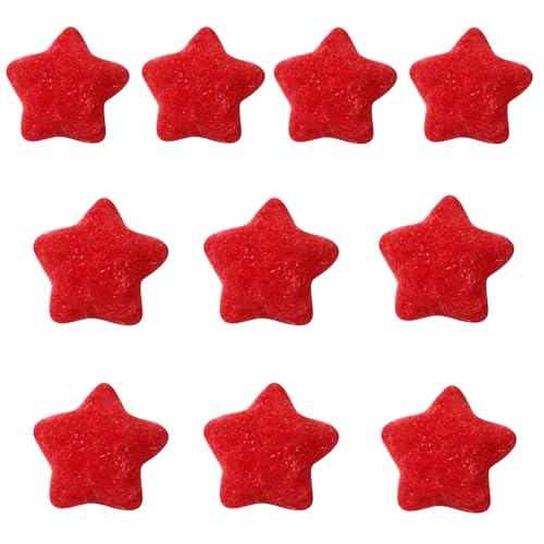 VIVIWI 10 Stück Stern-Aufnäher, Plüsch-Stern-Applikationen, zum Aufnähen, dekorative Flicken für Haarnadeln, Handyhüllen, Schuhe, Dekorationen VIVIWI 10 Stück Stern-Aufnäher, Plüsch-Stern-Applikationen, zum Aufnähen, dekorative Flicken für Haarnadeln, Handyhüllen, Schuhe, Dekorationen von VIVIWI
