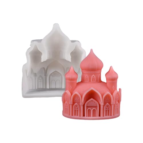 VIVIWI 3D-Kerzenform, Ornament, handgefertigte Gießformen, alte Schlösser, Silikonformen, Gipsformen, Bastelbedarf von VIVIWI