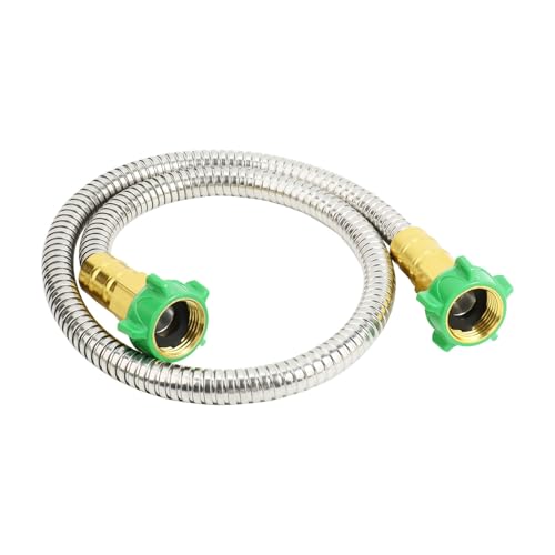 VIVIWI Flexibler Schlauchverbinder aus 304 Stahl, erosionsbeständig, hoher Druck, sichere Verbindung, Upgrades für Waschmaschine von VIVIWI