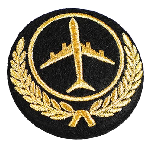 VIVIWI Marine Offizier Abzeichen bestickte Kokarde Caps Zubehör für Marine Kostüm und Marine Flight Crews Uniform Dekoration VIVIWI Marine Offizier Abzeichen bestickte Kokarde Caps Zubehör für Marine Kostüm und Marine Flight Crews Uniform Dekoration von VIVIWI
