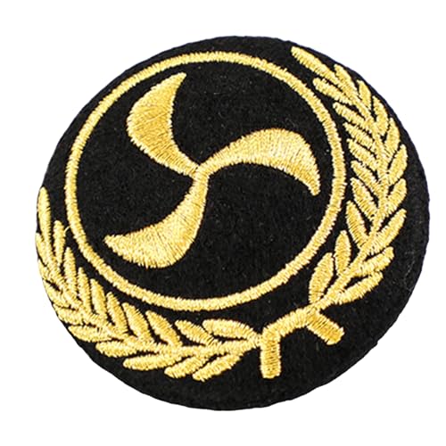 VIVIWI Marine Offizier Abzeichen bestickte Kokarde Caps Zubehör für Marine Kostüm und Marine Flight Crews Uniform Dekoration VIVIWI Marine Offizier Abzeichen bestickte Kokarde Caps Zubehör für Marine Kostüm und Marine Flight Crews Uniform Dekoration von VIVIWI