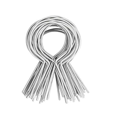 VIVIWI Mehrzweck-Kettenglied-Zaunbinder, 11 Gauge, stabile Metalldrehungen, für Bauernhof- und Gartenzaunprojekte, 100 Stück VIVIWI Mehrzweck-Kettenglied-Zaunbinder, 11 Gauge, stabile Metalldrehungen, für Bauernhof- und Gartenzaunprojekte, 100 Stück von VIVIWI