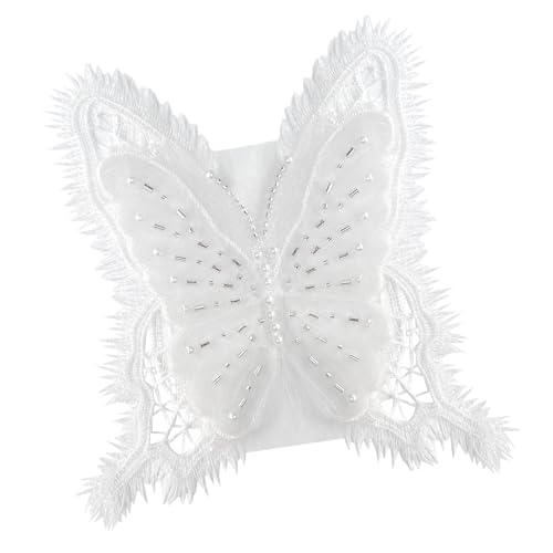 VIVIWI Perlen Schmetterling künstlerisch für Kleidung Hut Nähen Patches Schal Hochzeitskleid Dekorationen Zubehör VIVIWI Perlen Schmetterling künstlerisch für Kleidung Hut Nähen Patches Schal Hochzeitskleid Dekorationen Zubehör von VIVIWI