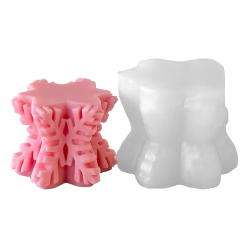 VIVIWI Silikonform für Stumpenkerzen, Schneeflocken, Ornamente, Gießformen, Weihnachten, Gips, Bastelbedarf VIVIWI Silikonform für Stumpenkerzen, Schneeflocken, Ornamente, Gießformen, Weihnachten, Gips, Bastelbedarf von VIVIWI