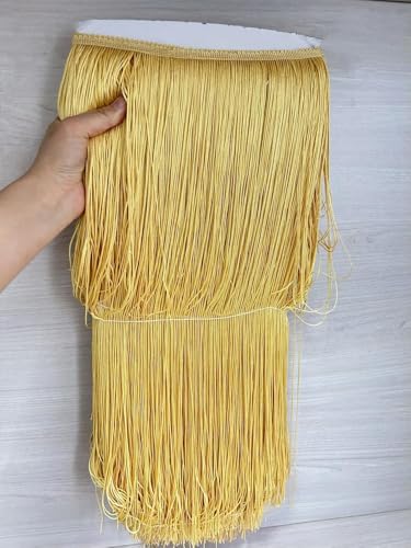 10 Meter/Lot 50 cm Lange Spitze Quaste Trimmen Fringe Für DIY Latin Kleid Bühne Kleidung Vorhang Zubehör Band von VIXDA