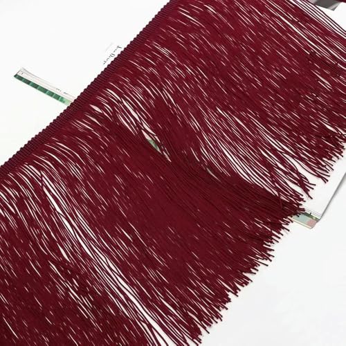 VIXDA 10 Meter 30 cm Polyesterquaste, lateinamerikanische Kleiderquasten, Spitzenbesatz für Vorhänge, Fransen, Kleidungsdekor, Fransenstoff, DIY-Nähzubehör VIXDA 10 Meter 30 cm Polyesterquaste, lateinamerikanische Kleiderquasten, Spitzenbesatz für Vorhänge, Fransen, Kleidungsdekor, Fransenstoff, DIY-Nähzubehör von VIXDA