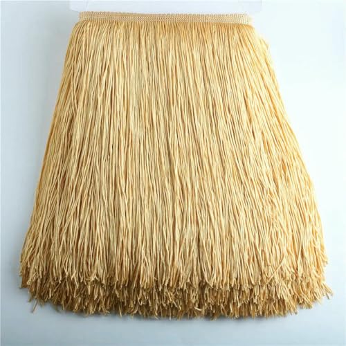 VIXDA 10 Yards/Lot 30 cm Lange Spitze Fransenbesatz Quaste Trimmen Für DIY Latin Kleid Bühne Kleidung Zubehör Spitze Band von VIXDA