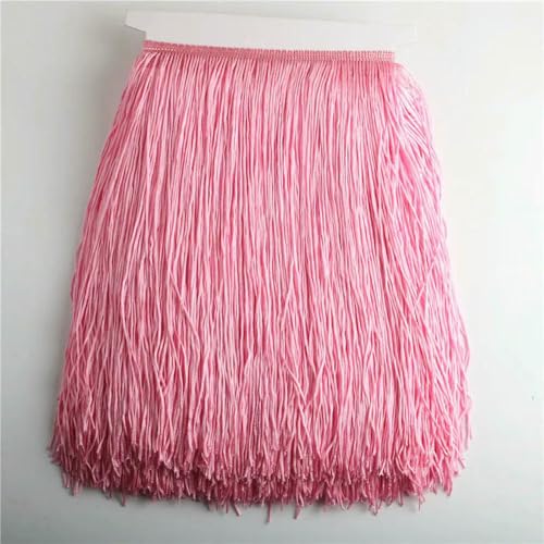 VIXDA 10 Yards/Lot 30 cm Lange Spitze Fransenbesatz Quaste Trimmen Für DIY Latin Kleid Bühne Kleidung Zubehör Spitze Band von VIXDA