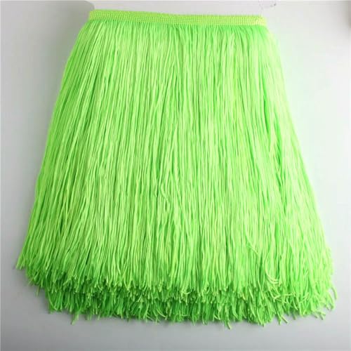 VIXDA 10 Yards/Lot 30 cm Lange Spitze Fransenbesatz Quaste Trimmen Für DIY Latin Kleid Bühne Kleidung Zubehör Spitze Band VIXDA 10 Yards/Lot 30 cm Lange Spitze Fransenbesatz Quaste Trimmen Für DIY Latin Kleid Bühne Kleidung Zubehör Spitze Band von VIXDA
