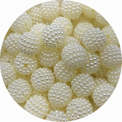 VIXDA 10 mm 12 mm Acryl Bayberry Perlen runde Form lose Abstandsperlen für die Schmuckherstellung DIY Charms Armband Halskette Zubehör von VIXDA
