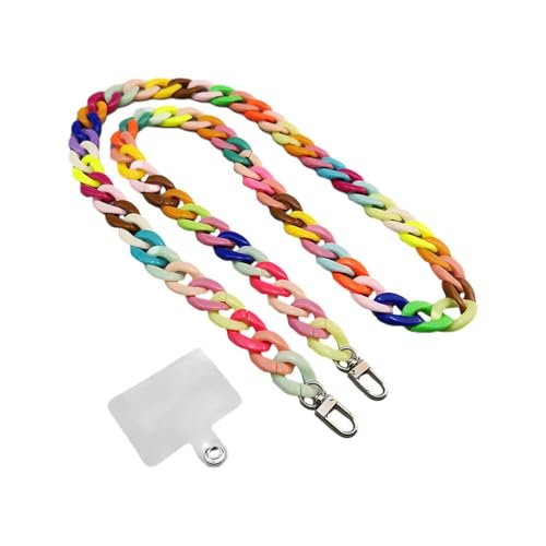 VIXDA 110 cm Handy-Lanyard Anti-Lost-Telefon-Lanyard-Seil-Umhängeband Tragbare Handy-Kette Zubehör Geschenke Outdoor von VIXDA
