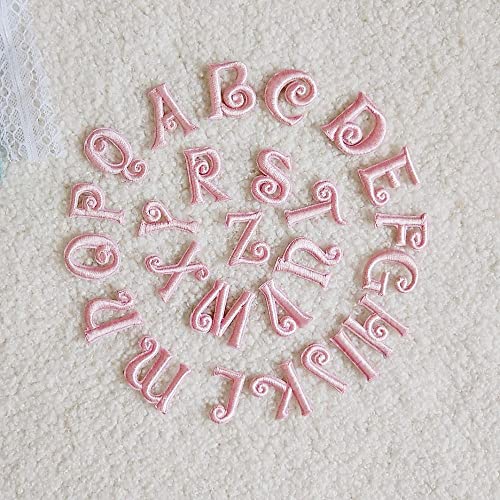VIXDA 2 STÜCK Rosa bestickte kleine Buchstaben zum Aufbügeln, Aufnäher, Alphabet-Aufnäher für Kinder, Kleidung, Taschen, Nähen, Namensschild, Aufnäher, Zubehör VIXDA 2 STÜCK Rosa bestickte kleine Buchstaben zum Aufbügeln, Aufnäher, Alphabet-Aufnäher für Kinder, Kleidung, Taschen, Nähen, Namensschild, Aufnäher, Zubehör von VIXDA