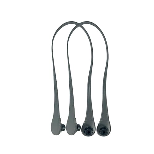 VIXDA 2 Stück 85 cm Flache Griffe aus Superfaser-Leder, Trageriemen für Classic Mini O Bag Obag Silikon-Zubehör, Umhängetasche von VIXDA