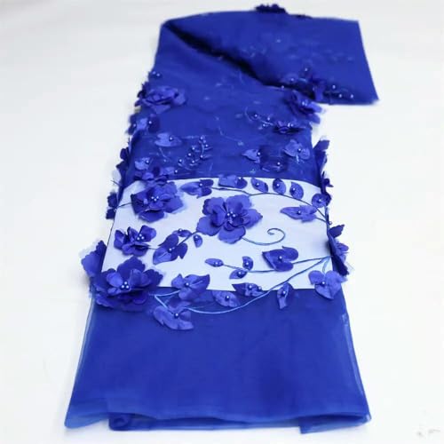 VIXDA 3D Blumen in blau Französisch Spitze Stoff Spitze Spitze Stoff mit Perlen Spitzenstoffe für Hochzeit VIXDA 3D Blumen in blau Französisch Spitze Stoff Spitze Spitze Stoff mit Perlen Spitzenstoffe für Hochzeit von VIXDA