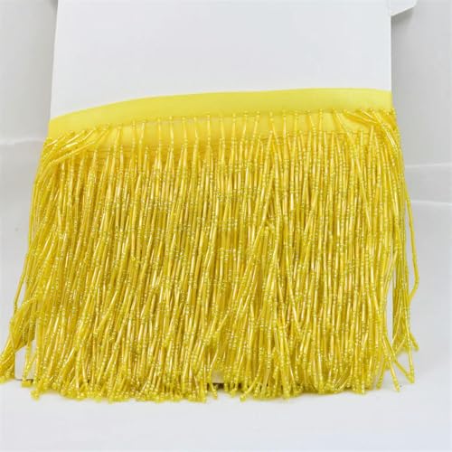 VIXDA 5 Yards Großhandel Glasperlen Fransenbesatz Quasten Nähartikel für 10 cm Fransen für Kleidung VIXDA 5 Yards Großhandel Glasperlen Fransenbesatz Quasten Nähartikel für 10 cm Fransen für Kleidung von VIXDA