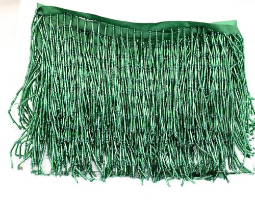 VIXDA 5 Yards Großhandel Glasperlen Fransenbesatz Quasten Nähartikel für 10 cm Fransen für Kleidung VIXDA 5 Yards Großhandel Glasperlen Fransenbesatz Quasten Nähartikel für 10 cm Fransen für Kleidung von VIXDA