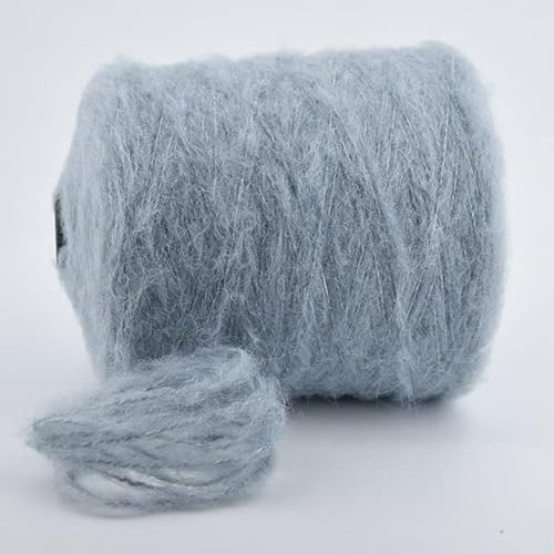 VIXDA 500 g Mohairgarn zum Handstricken Segment gefärbte Wolle Acrylgarn Strickgewebe Häkeln weicher Gesundheitsplüsch Baumwollfaden von VIXDA