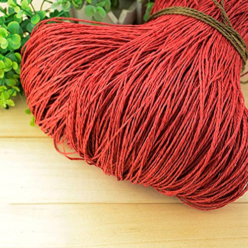 VIXDA 500g/lot Raffia Stroh Garn Sommer Hut Garn Häkelgarn für handgemachte Hüte Körbe Handwerk VIXDA 500g/lot Raffia Stroh Garn Sommer Hut Garn Häkelgarn für handgemachte Hüte Körbe Handwerk von VIXDA
