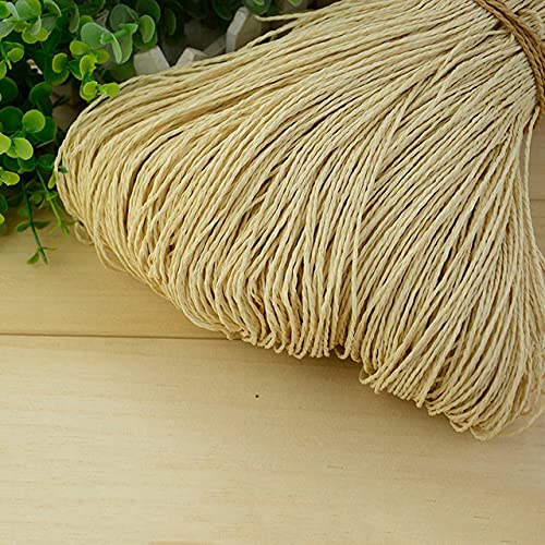 VIXDA 500g/lot Raffia Stroh Garn Sommer Hut Garn Häkelgarn für handgemachte Hüte Körbe Handwerk VIXDA 500g/lot Raffia Stroh Garn Sommer Hut Garn Häkelgarn für handgemachte Hüte Körbe Handwerk von VIXDA