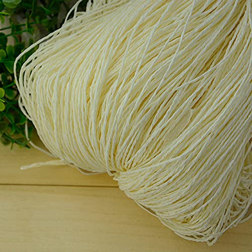 VIXDA 500g/lot Raffia Stroh Garn Sommer Hut Garn Häkelgarn für handgemachte Hüte Körbe Handwerk VIXDA 500g/lot Raffia Stroh Garn Sommer Hut Garn Häkelgarn für handgemachte Hüte Körbe Handwerk von VIXDA