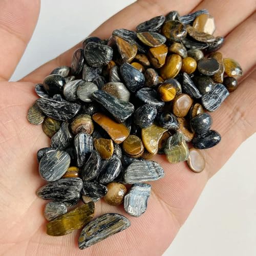 VIXDA 6–9 mm natürliche Blaue Kristallquarz-Chips, heilende Türkisen, Angelit, Lapis, Kyanit, Steine, Kies, Schmuckstein von VIXDA