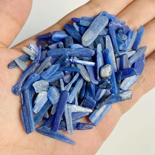 VIXDA 6–9 mm natürliche Blaue Kristallquarz-Chips, heilende Türkisen, Angelit, Lapis, Kyanit, Steine, Kies, Schmuckstein VIXDA 6–9 mm natürliche Blaue Kristallquarz-Chips, heilende Türkisen, Angelit, Lapis, Kyanit, Steine, Kies, Schmuckstein von VIXDA