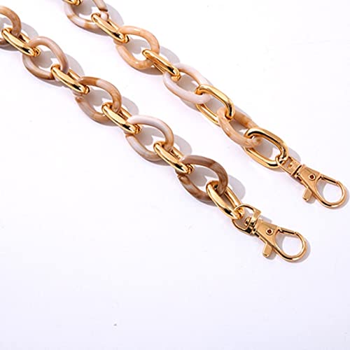 VIXDA 60cm Taschenkette Grün Braun Acryl Metallkette Luxus Riemen Für Tasche Frauen Schulter Clutch Griff Kettengriffe Ketten VIXDA 60cm Taschenkette Grün Braun Acryl Metallkette Luxus Riemen Für Tasche Frauen Schulter Clutch Griff Kettengriffe Ketten von VIXDA