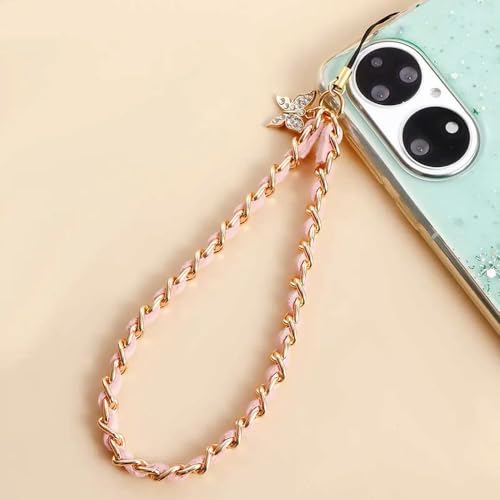 VIXDA Farbiger Samt, handgefertigter Telefonkettenschmuck für Frauen, schöne Blumen, Liebeszauber, Anti-Verlust-Armband, Tellphone von VIXDA