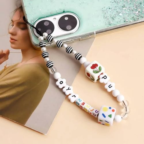 VIXDA Farbiger Samt, handgefertigter Telefonkettenschmuck für Frauen, schöne Blumen, Liebeszauber, Anti-Verlust-Armband, Tellphone von VIXDA
