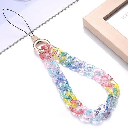 VIXDA Frauen Acryl Hummer Charms Farbe Handy Kette Telefon Lanyard Schlüssel Kette Schnalle Für Party Geschenk Schmuck von VIXDA