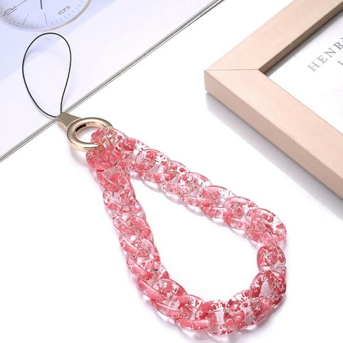 VIXDA Frauen Acryl Hummer Charms Farbe Handy Kette Telefon Lanyard Schlüssel Kette Schnalle Für Party Geschenk Schmuck von VIXDA