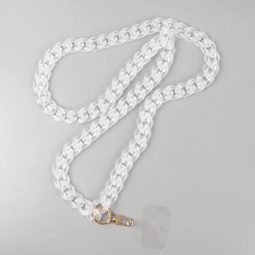 VIXDA Frosted Acryl Kette Crossbody Telefon Lanyard Seil für Frauen Tragbare Mobile Anti-verloren Handy Link Strap von VIXDA