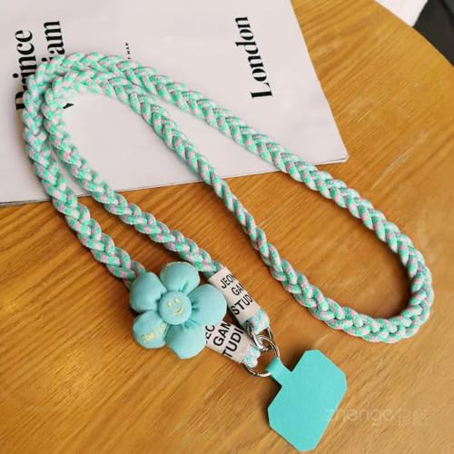 VIXDA Getragen Outdoor Bergsteigen Handy Lanyard Damen Gürtel Gewebte Hängende Ornamente Anti Verlust Lanyards Halsband von VIXDA