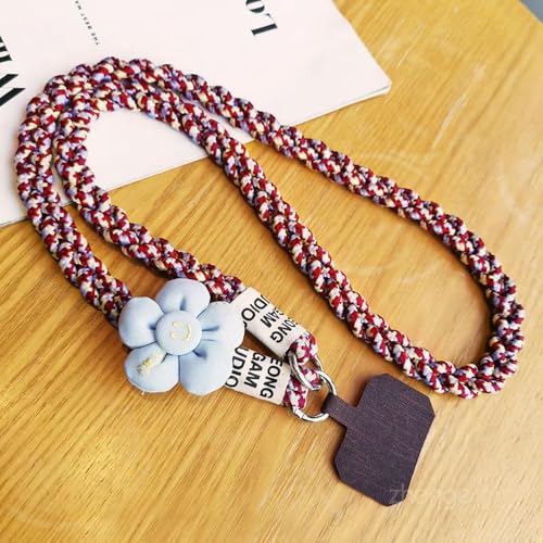 VIXDA Getragen Outdoor Bergsteigen Handy Lanyard Damen Gürtel Gewebte Hängende Ornamente Anti Verlust Lanyards Halsband von VIXDA